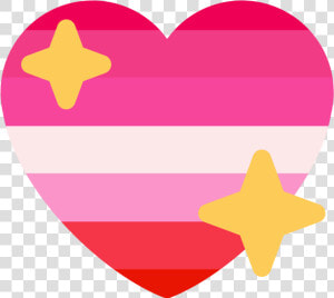 I Made Some Lgbt Sparkle Heart Emojis For My Discord   Discord Pride Heart Emojis  HD Png Download