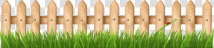 Fence With Grass Transparent Png Clipart   Wooden Fence Vector Png  Png Download