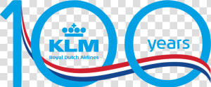 Klm 100 Years Logo  HD Png Download