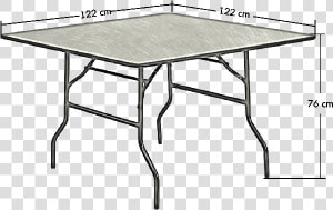 Trestle Table Round  HD Png Download