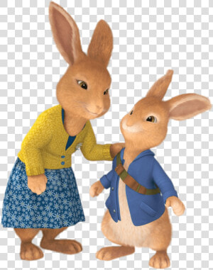 Peter Rabbit And Mum  HD Png Download