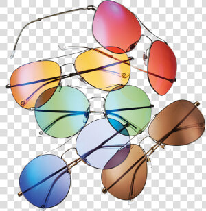 Colored Glasses   Colored Sunglass Lenses Png  Transparent Png