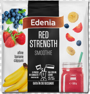 Smoothie Red Strenght   Edenia Smoothie  HD Png Download