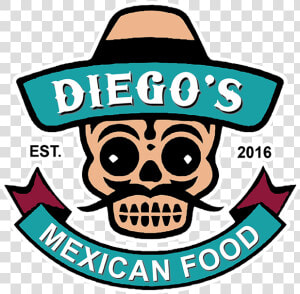 Diegos Mexican Food   Awesome Mexican Logo  HD Png Download