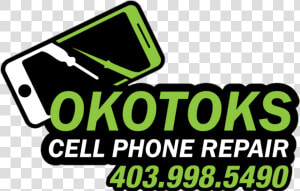 Okotoks Cell Phone Repair Logo   Cellphone Repair Logo  HD Png Download