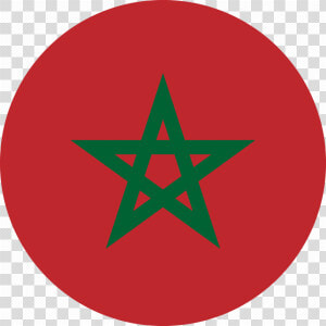 Morocco Flag Png   Circle  Transparent Png