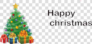 Happy Christmas Pictures   Animated Christmas Tree With Gifts  HD Png Download