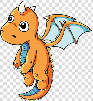 Free Cartoon Baby Dragon Transparent Image Clipart   Dragon Cartoon Transparent Background  HD Png Download