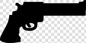 Gun firearm revolver gun Gun clip Art   Desenho Arma De Fogo  HD Png Download