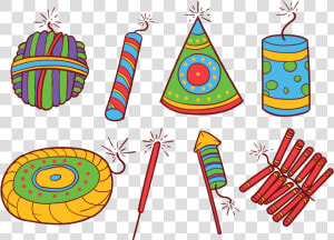 Diwali Fire Cookies Icônes Vecteur   Diwali Crackers Clipart  HD Png Download