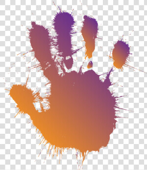 Splash Hand With Color Splatter Vector  Hand  Shape    Color Splatter Splash Png  Transparent Png