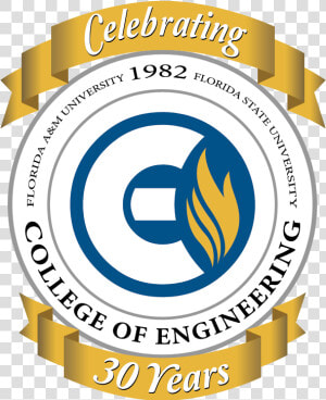 Famu Fsu College Of Engineering 30th Anniversary Logo   Florida A amp m University – Florida State University  HD Png Download