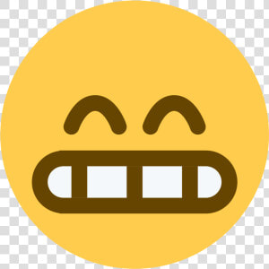 File   Twemoji 1f601   Svg   Grimacing Emoji Twitter  HD Png Download