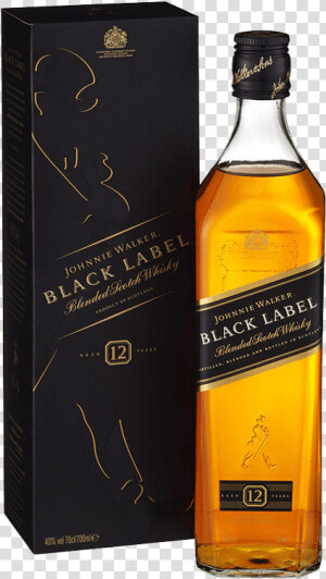 Clip Art Black Label Png   Johnnie Walker Black Label Scotch Whisky 700ml  Transparent Png