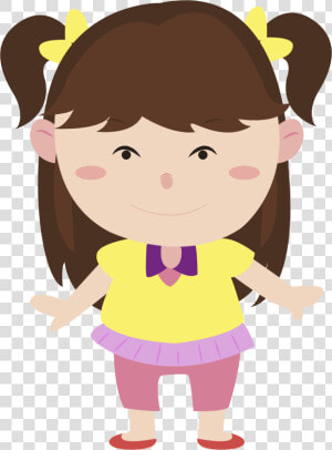 Svg Transparent Download South Korea Girl Illustration   شخصيات كرتونية بنات  HD Png Download