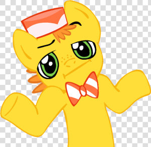 Clone S Signature Mr   Pony Shrug Applejack  HD Png Download