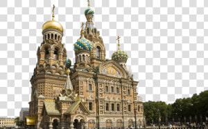 St Petersburg Russia Landscape Pictures   Church Of The Savior On Blood  HD Png Download