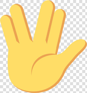 Transparent Finger Emoji Png   Que Significa El Emoji 🖖  Png Download