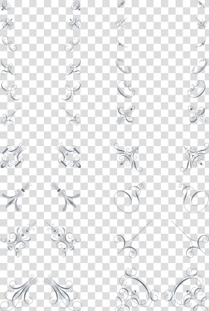 Luxurious Flourishes Vector Pack   Pattern  HD Png Download