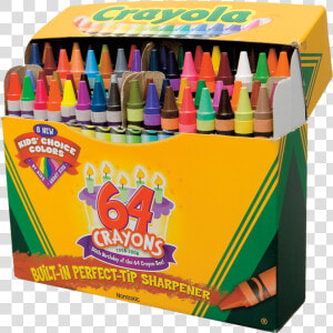 Crayons Transparent Box   Crayola Crayons  HD Png Download