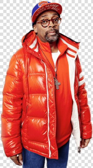 Spike Lee Orange Coat   Spike Lee Png  Transparent Png