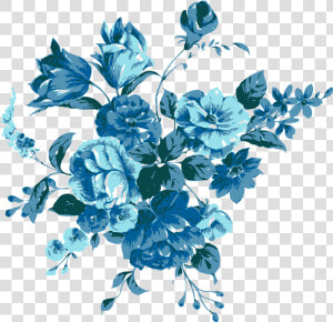 Синий Цветок  Цветы  Зеленое Растение   Blue Flower Vector Png  Transparent Png