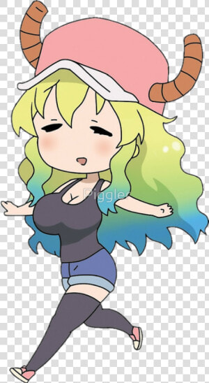  lucoa  quetzalcoatl  kobayashi san Chi No Maid Dragon   Lucoa Sticker  HD Png Download