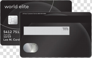 Mastercard World Elite Example  HD Png Download