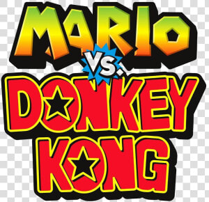 Donkey Kong Logo Png Image   Mario Vs Donkey Kong  Transparent Png