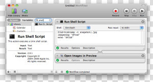 Automator Run Shell Script  HD Png Download