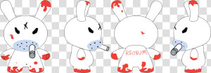 While The Redrum Dunny Was Cool In The Past   Stuffed Toy  HD Png Download