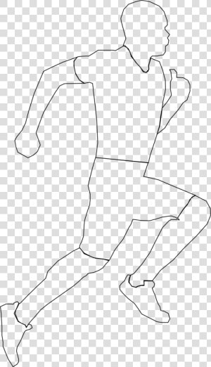 Run 2 Clip Arts   Clip Art Running Legs Black And White  HD Png Download