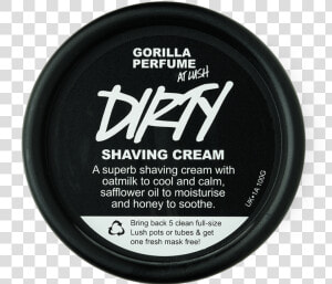 Dirty Shaving Cream   Lush Dirty Hair Cream  HD Png Download