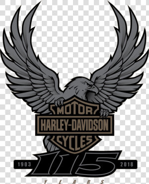 Harley Davidson 115th Anniversary Logo  HD Png Download