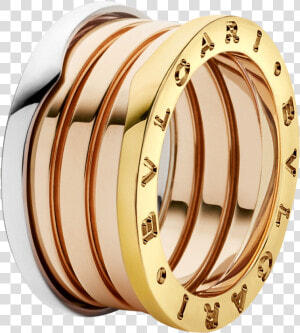 Gold Ring 595 Bulgari B Zero 1 White Yellow  HD Png Download