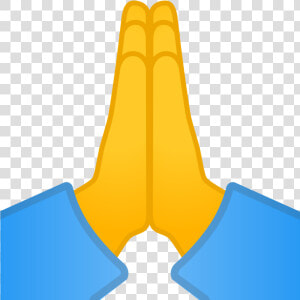 Folded Hands Icon   Praying Hands Emoji Png  Transparent Png