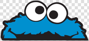 Cookie Monster Decal   Sesame Street Clipart Cookie Monster  HD Png Download