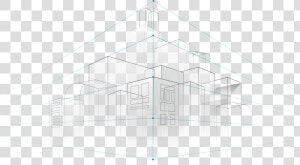 Arquitectura wireframe   Architecture  HD Png Download