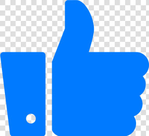 Thumb Tack Clipart Blue   Blue Facebook Like Icon  HD Png Download