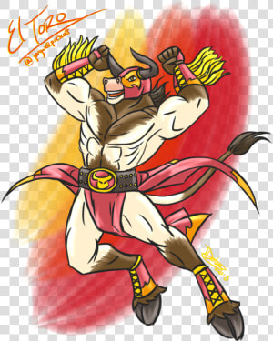 Minotaur Luchador  HD Png Download