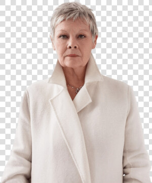 Judi Dench White Coat Clip Arts   Judi Dench  HD Png Download