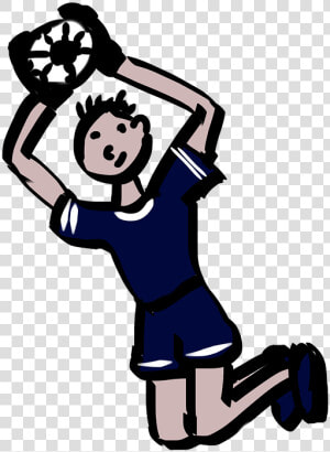 Goalkeeper Cartoon Transparent  HD Png Download