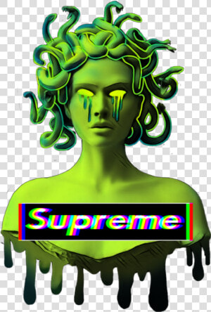  estatua medusa supreme  freetoedit  statua grime grimeart   Vaporwave Aesthetic Transparent Png  Png Download