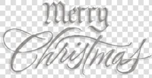 Merry Christmas Silver Snow Text   Merry Christmas Text Transparent  HD Png Download