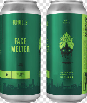 Burnt City Brewing Face Melter Hibiscus Ipa Can   Burnt City Face Melter Hibiscus Ipa  HD Png Download