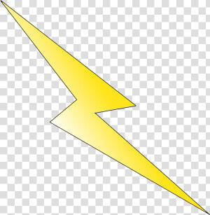 Lightening Bolt   Triangle  HD Png Download