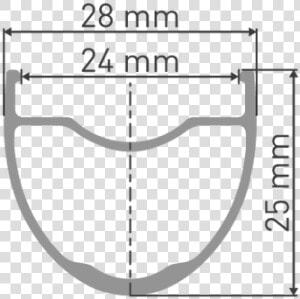 Dt Swiss Gr 531 Disc Brake Rim   Sketch  HD Png Download