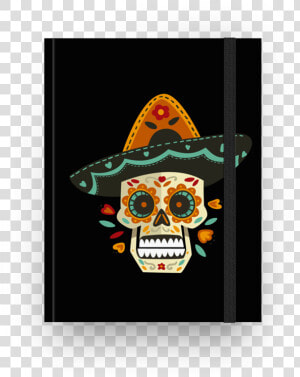 Caderno Caveira Mexicana De Juliana Martinina   Dia De Los Muertos Music  HD Png Download