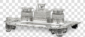 Paul Storr George Iii Silver Inkstand   Coffee Table  HD Png Download