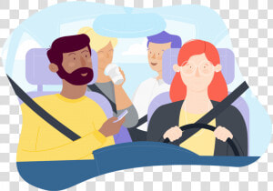 Carpool Rideshare  HD Png Download